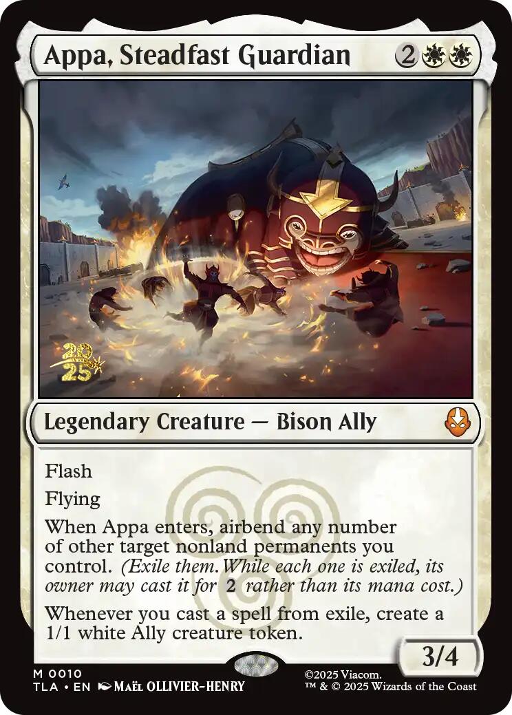 Appa, Steadfast Guardian [Avatar: The Last Airbender Prerelease Cards] | Tabernacle Games