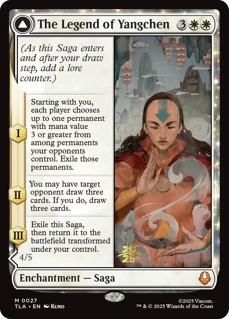 The Legend of Yangchen [Avatar: The Last Airbender Prerelease Cards] | Tabernacle Games