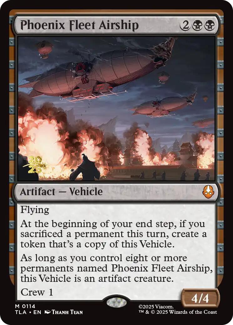 Phoenix Fleet Airship [Avatar: The Last Airbender Prerelease Cards] | Tabernacle Games