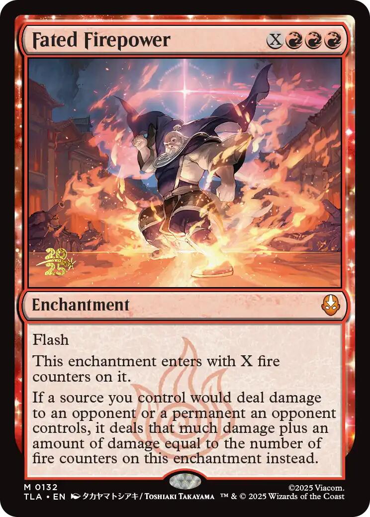 Fated Firepower [Avatar: The Last Airbender Prerelease Cards] | Tabernacle Games