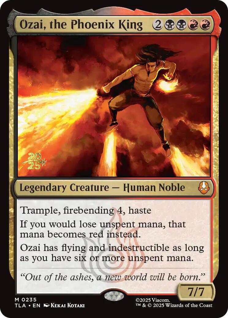 Ozai, the Phoenix King [Avatar: The Last Airbender Prerelease Cards] | Tabernacle Games