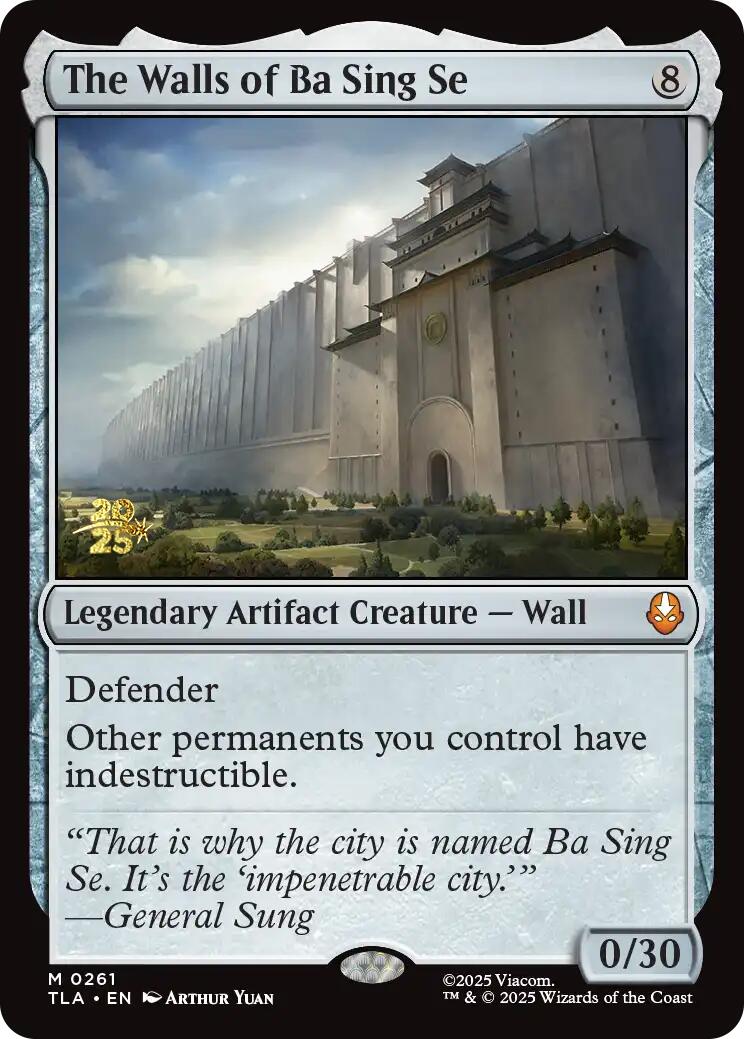 The Walls of Ba Sing Se [Avatar: The Last Airbender Prerelease Cards] | Tabernacle Games