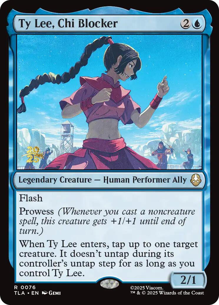 Ty Lee, Chi Blocker [Avatar: The Last Airbender Prerelease Cards] | Tabernacle Games