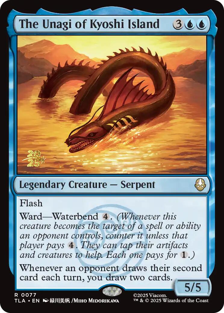 The Unagi of Kyoshi Island [Avatar: The Last Airbender Prerelease Cards] | Tabernacle Games