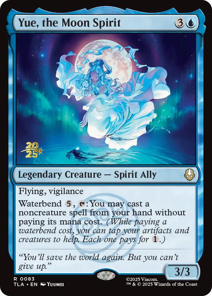 Yue, the Moon Spirit [Avatar: The Last Airbender Prerelease Cards] | Tabernacle Games