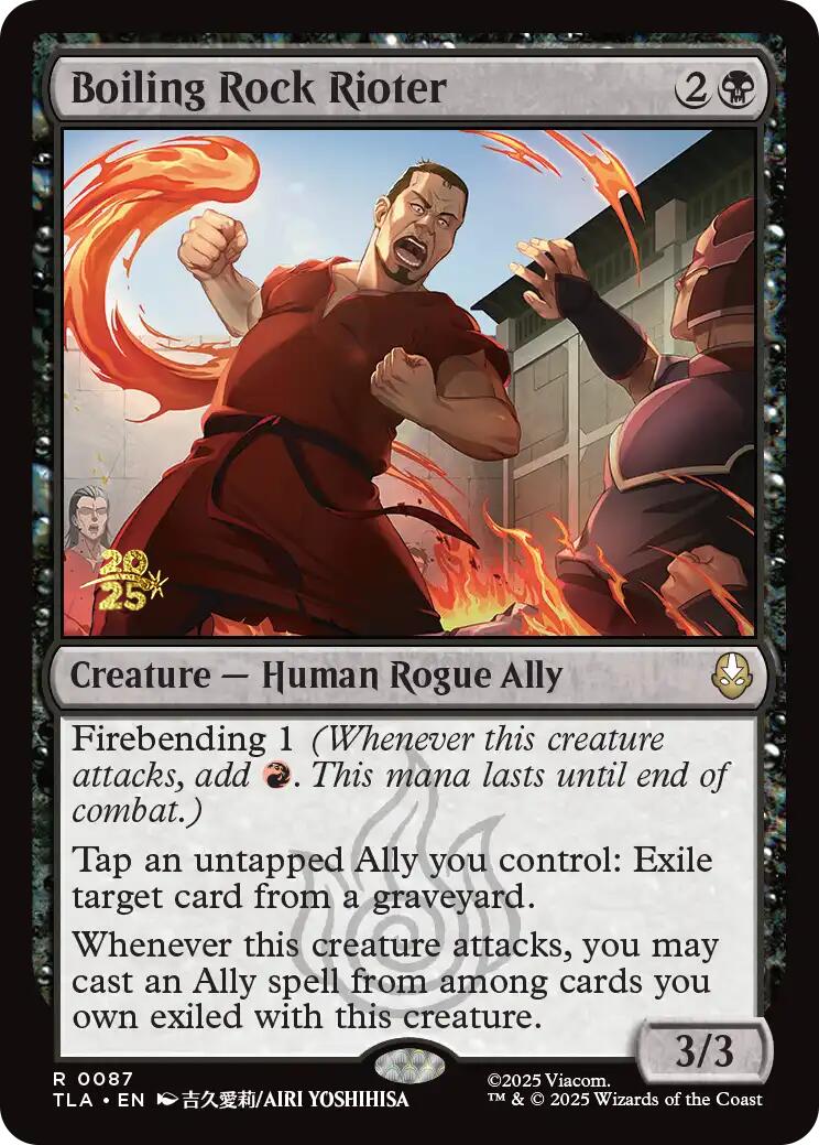 Boiling Rock Rioter [Avatar: The Last Airbender Prerelease Cards] | Tabernacle Games