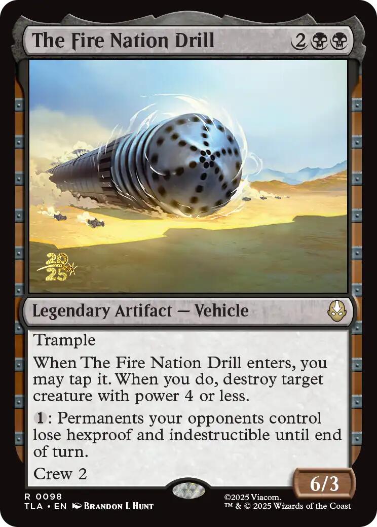 The Fire Nation Drill [Avatar: The Last Airbender Prerelease Cards] | Tabernacle Games