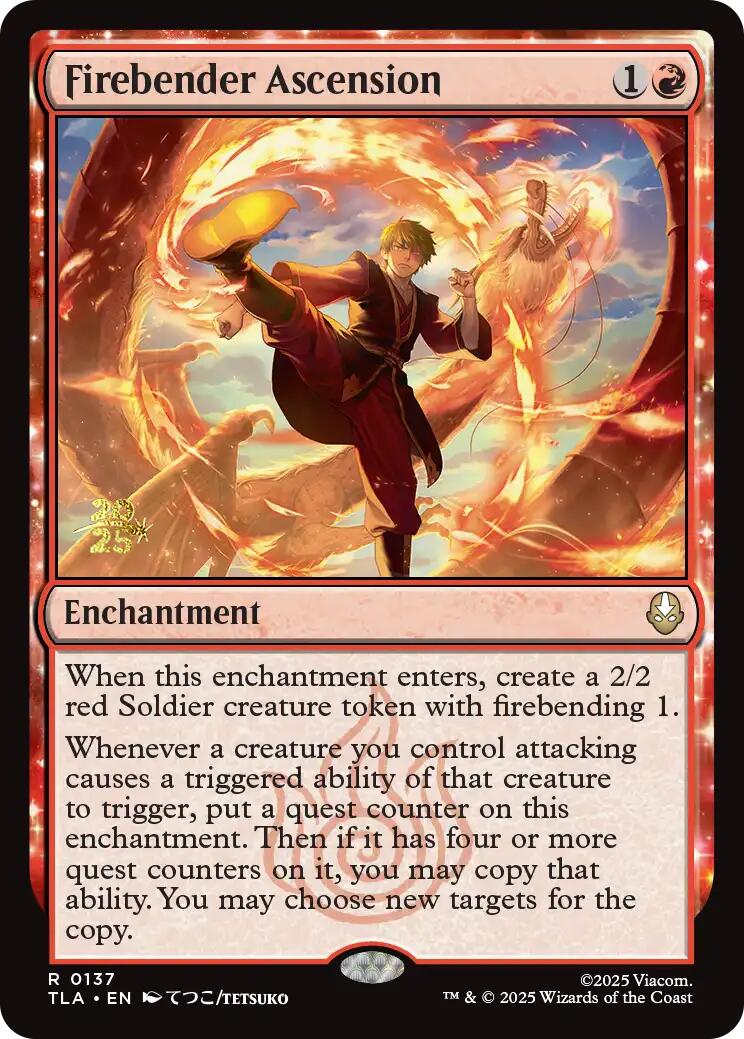 Firebender Ascension [Avatar: The Last Airbender Prerelease Cards] | Tabernacle Games