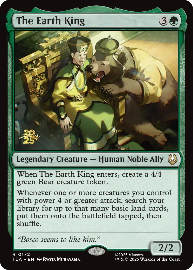 The Earth King [Avatar: The Last Airbender Prerelease Cards] | Tabernacle Games