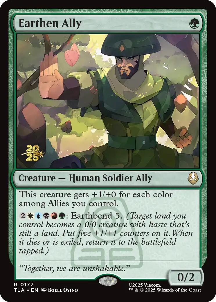 Earthen Ally [Avatar: The Last Airbender Prerelease Cards] | Tabernacle Games