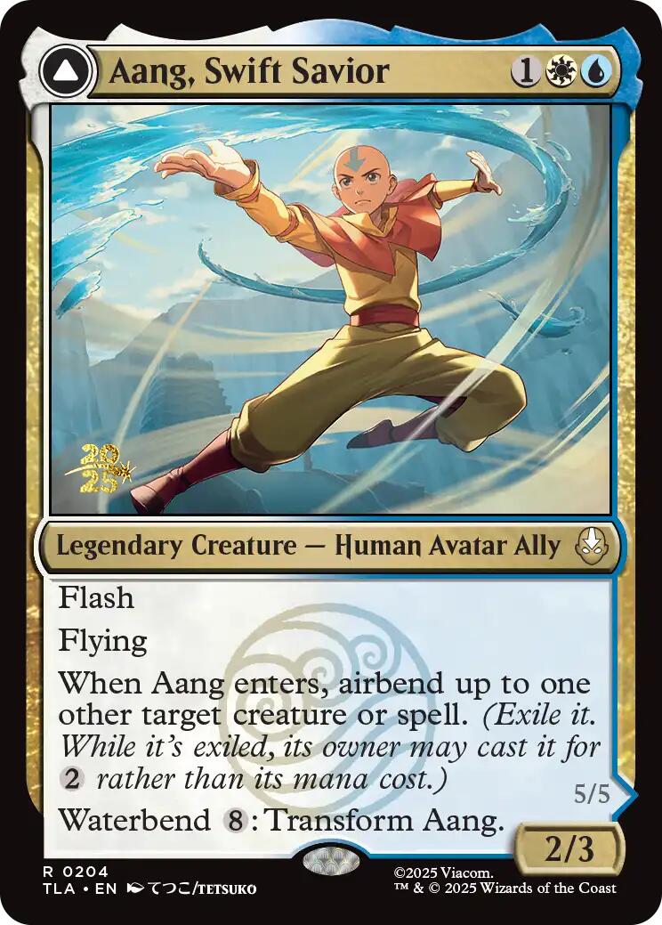 Aang, Swift Savior [Avatar: The Last Airbender Prerelease Cards] | Tabernacle Games