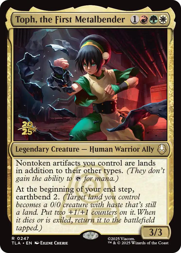 Toph, the First Metalbender [Avatar: The Last Airbender Prerelease Cards] | Tabernacle Games