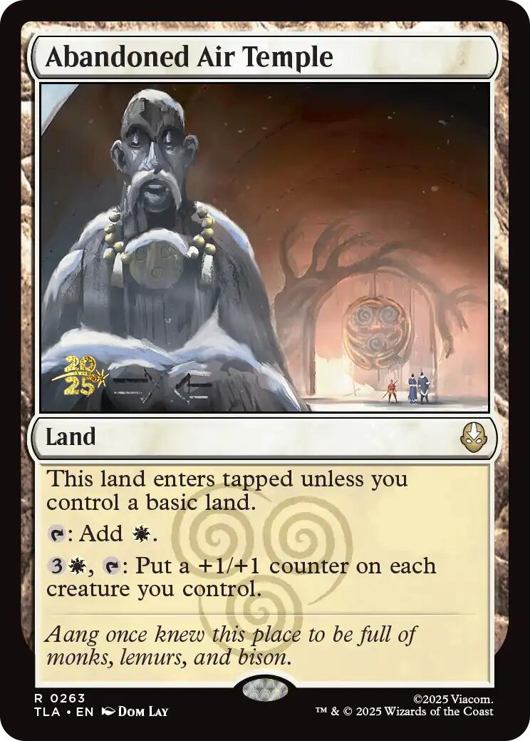Abandoned Air Temple [Avatar: The Last Airbender Prerelease Cards] | Tabernacle Games