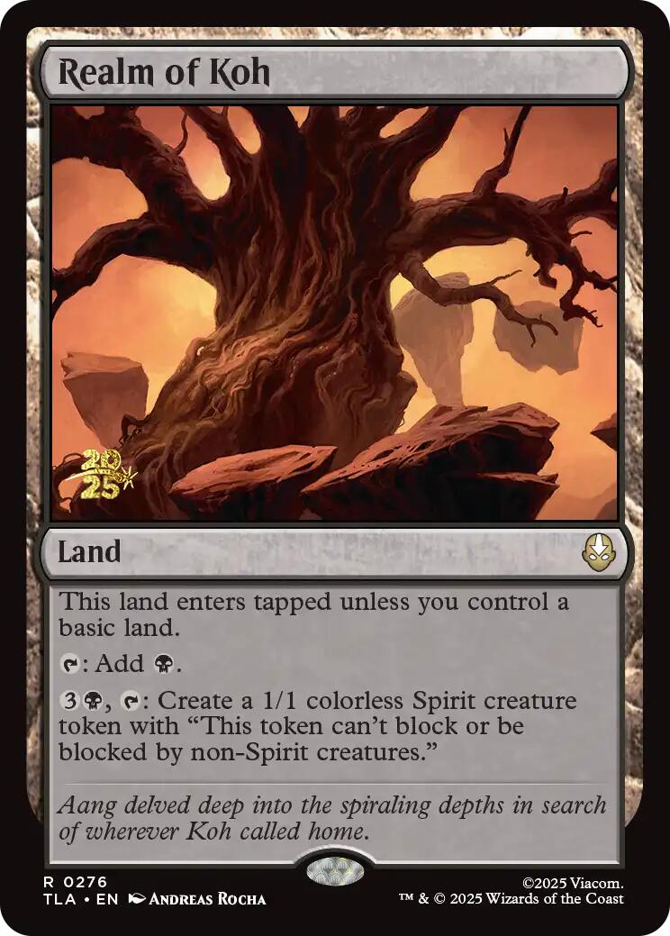 Realm of Koh [Avatar: The Last Airbender Prerelease Cards] | Tabernacle Games