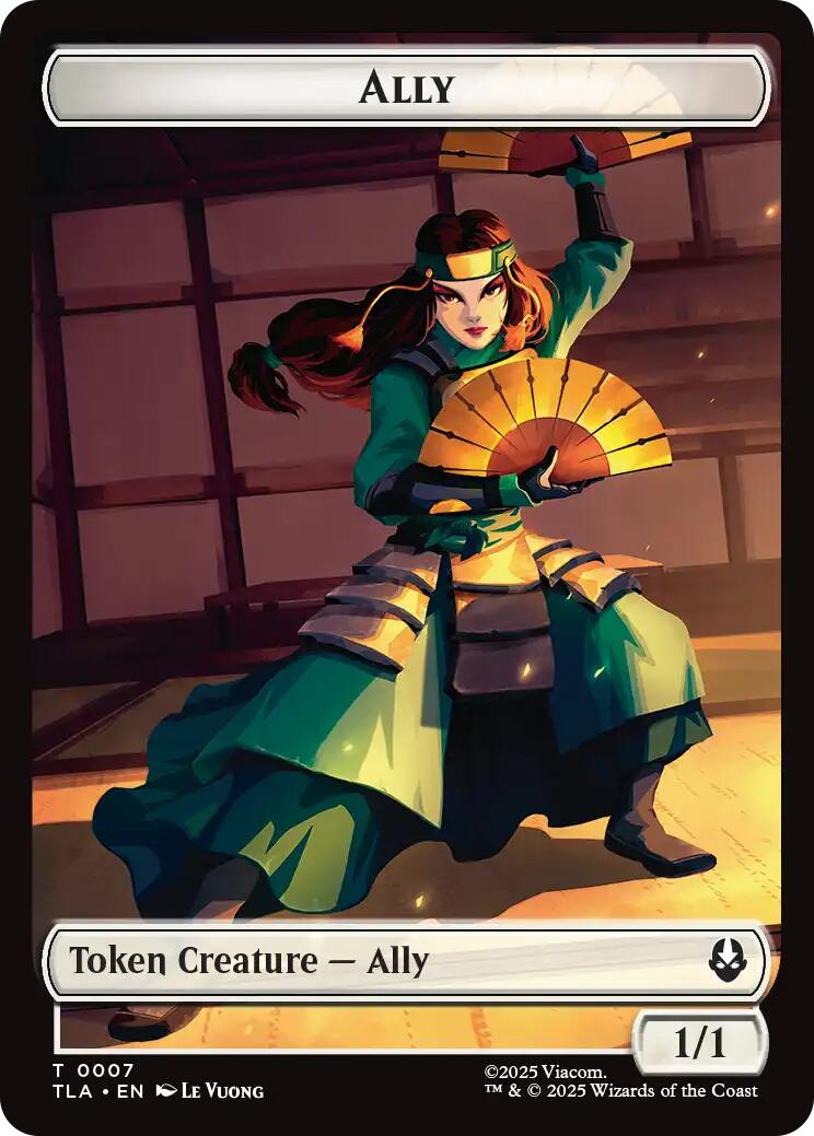 Ally (0007) // Clue (0018) Double-Sided Token [Avatar: The Last Airbender Tokens] | Tabernacle Games