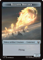 Ballistic Boulder // Soldier (0011) Double-Sided Token [Avatar: The Last Airbender Tokens] | Tabernacle Games