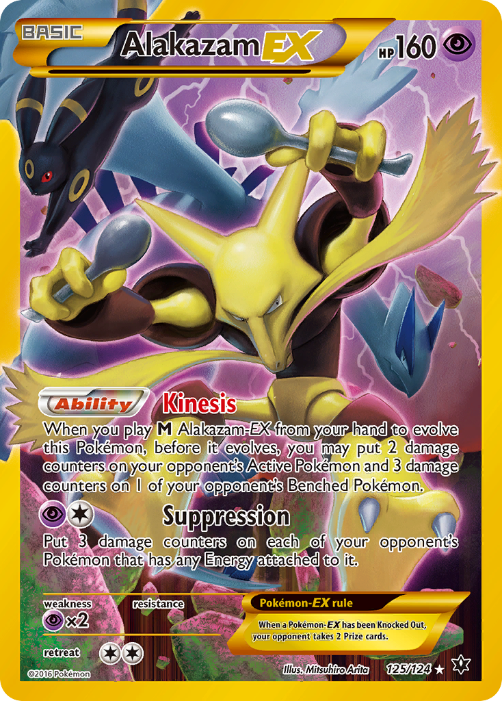 Alakazam EX (125/124) [XY: Fates Collide] | Tabernacle Games