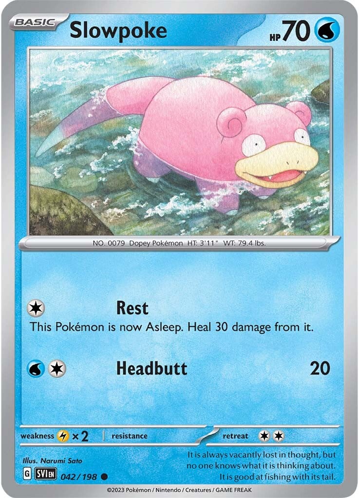 Slowpoke (042/198) [Scarlet & Violet: Base Set] | Tabernacle Games