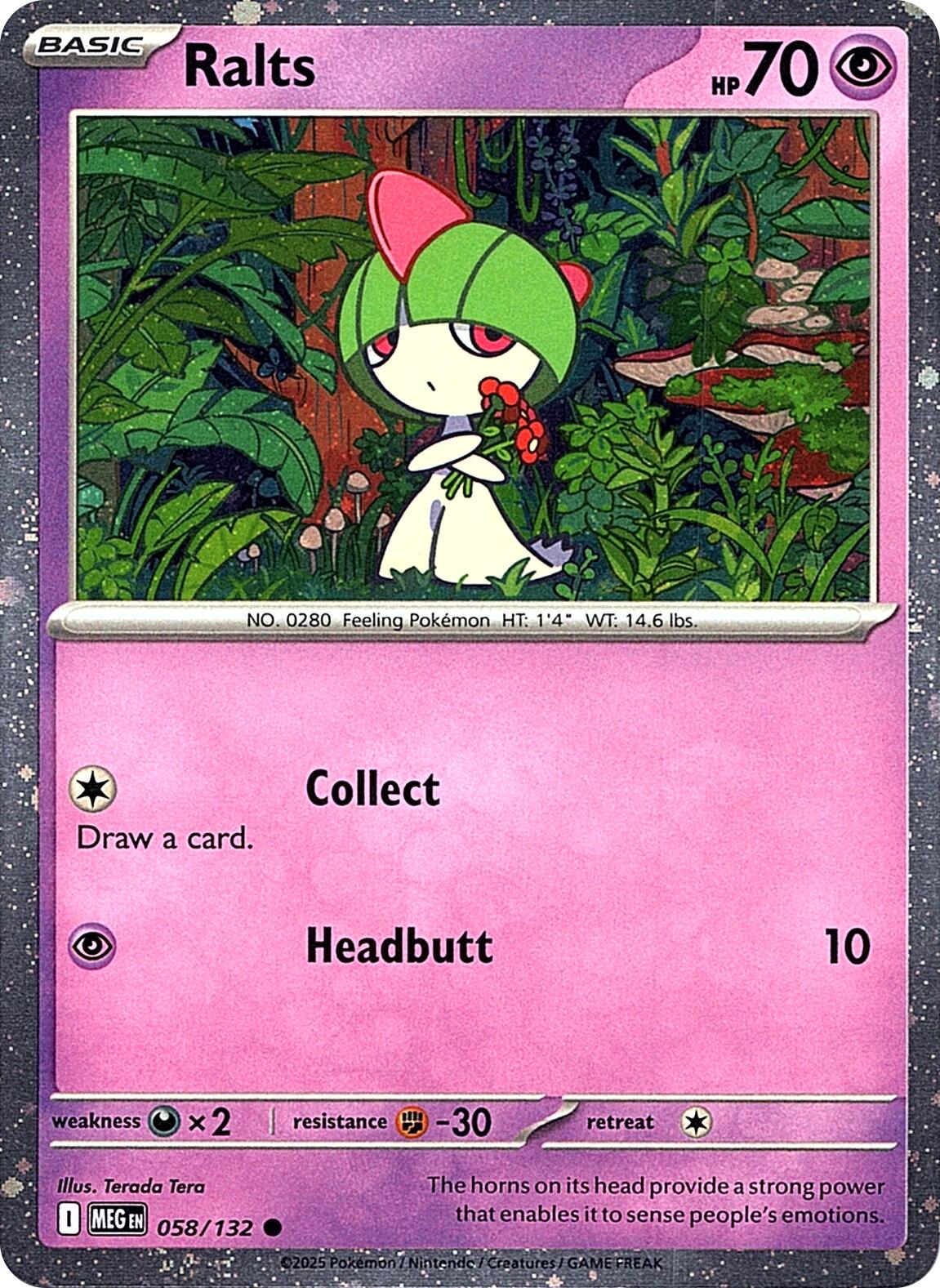 Ralts (058/132) (Cosmos Holo) [Miscellaneous Cards] | Tabernacle Games