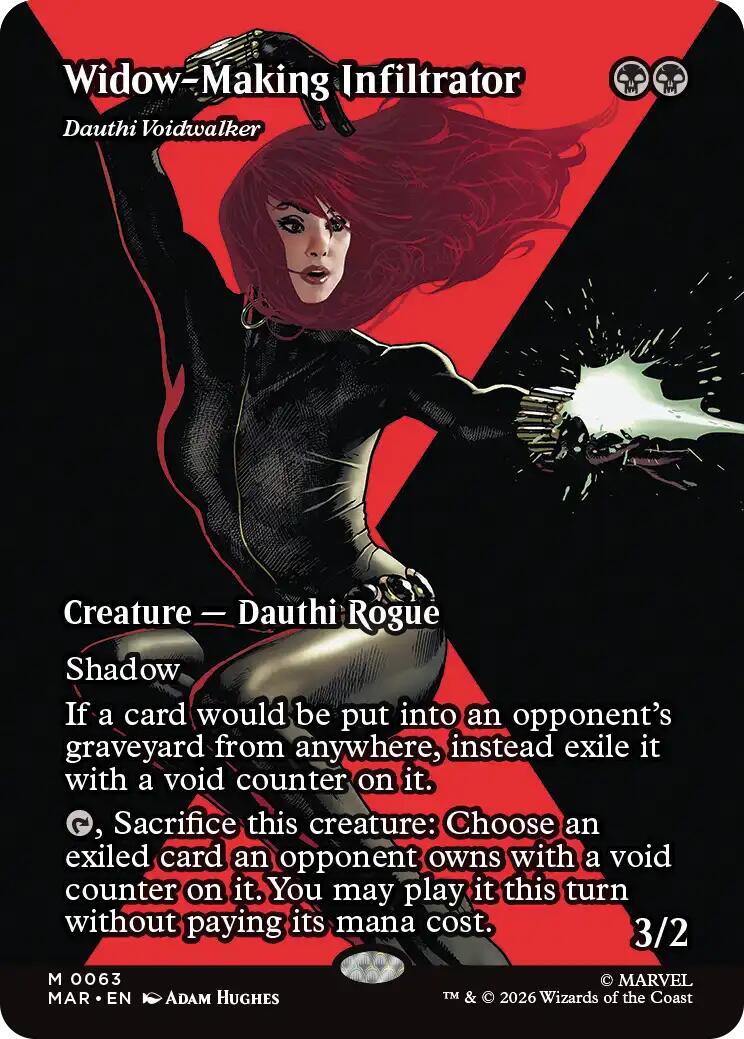 Widow-Making Infiltrator - Dauthi Voidwalker (Borderless) [Marvel Universe: Eternal-Legal] | Tabernacle Games