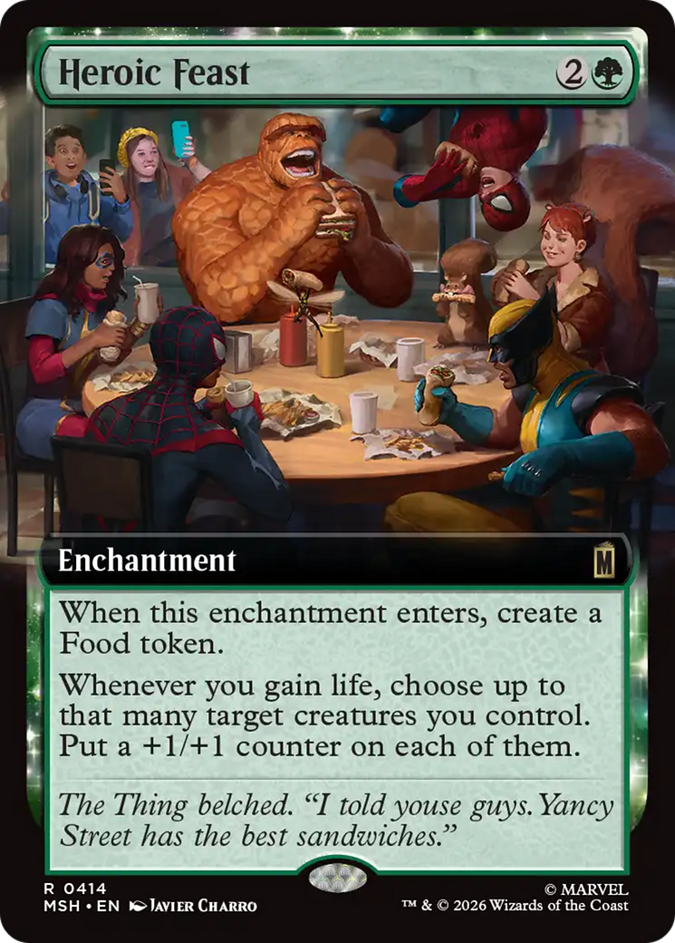 Heroic Feast (Extended Art) [Marvel Super Heroes] | Tabernacle Games