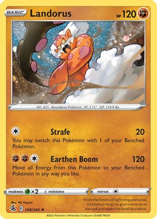 Landorus (148/264) (Cosmos Holo) [Sword & Shield: Fusion Strike] | Tabernacle Games