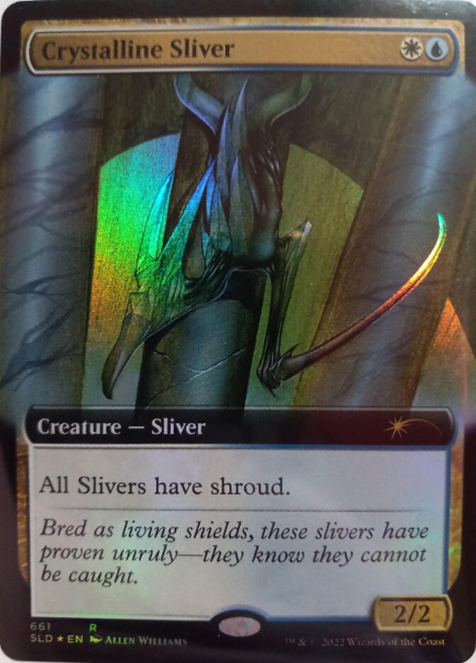 Crystalline Sliver (Extended Art) [Secret Lair Drop Promos] | Tabernacle Games