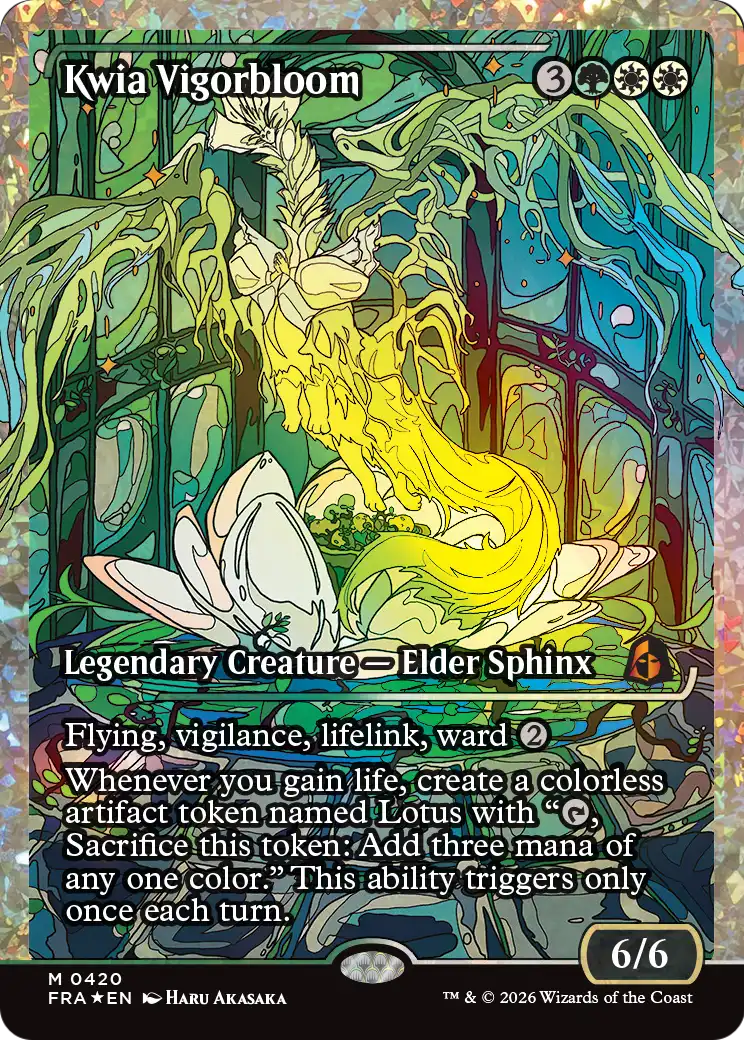 Kwia Vigorbloom (Showcase) (Fracture Foil) (0420) [Reality Fracture] | Tabernacle Games