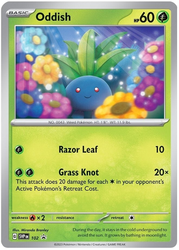 Oddish (102) [Scarlet & Violet: Black Star Promos] | Tabernacle Games