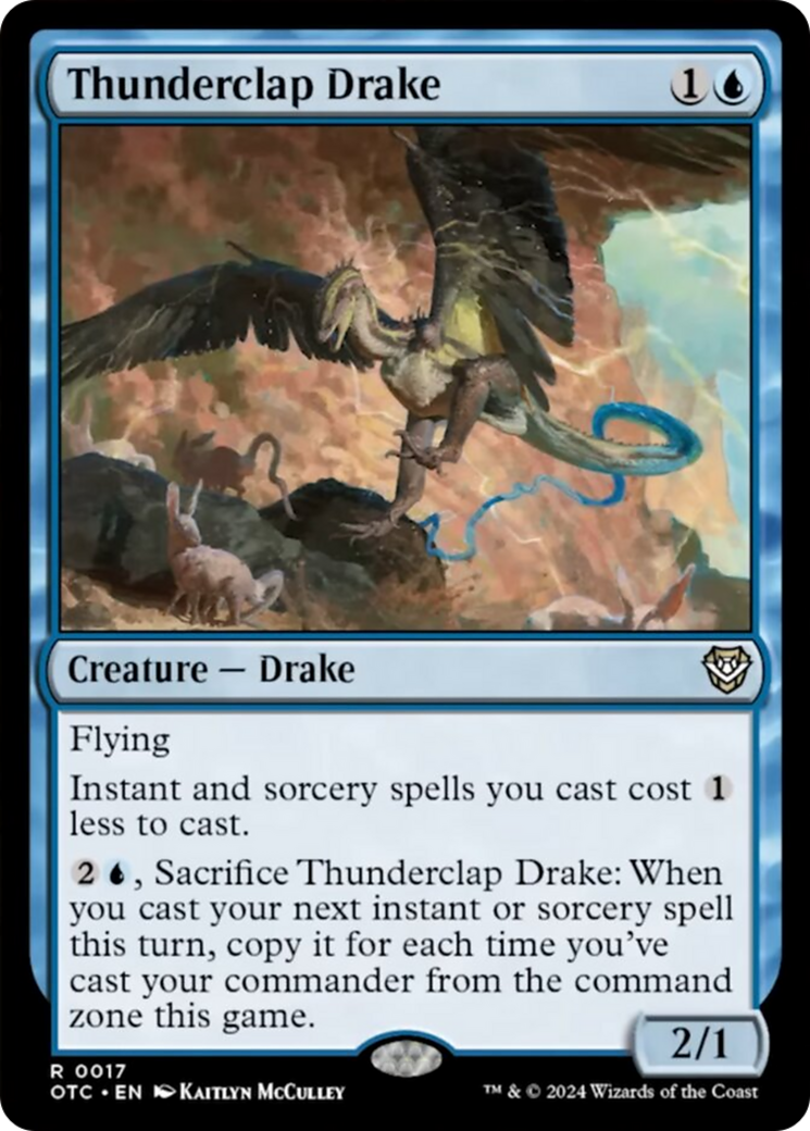 Thunderclap Drake [Outlaws of Thunder Junction Commander] | Tabernacle Games