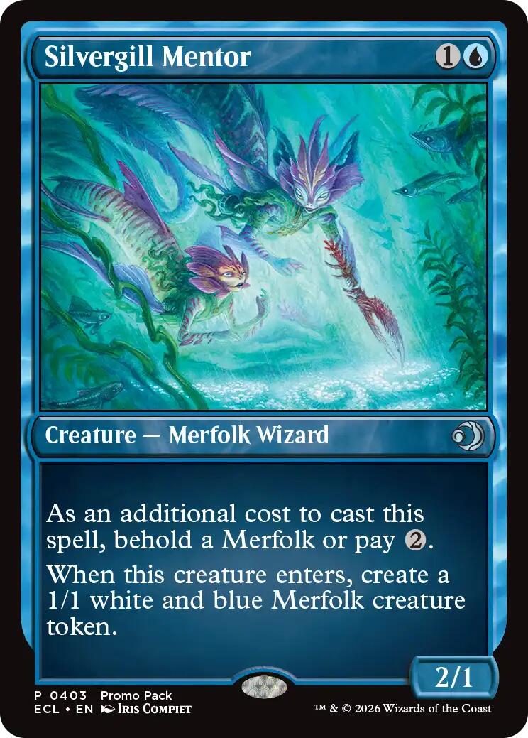 Silvergill Mentor [Lorwyn Eclipsed Promos] | Tabernacle Games