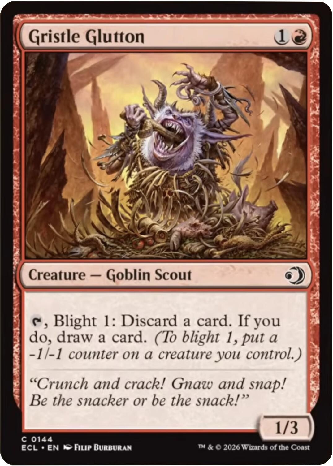 Gristle Glutton [Lorwyn Eclipsed] | Tabernacle Games