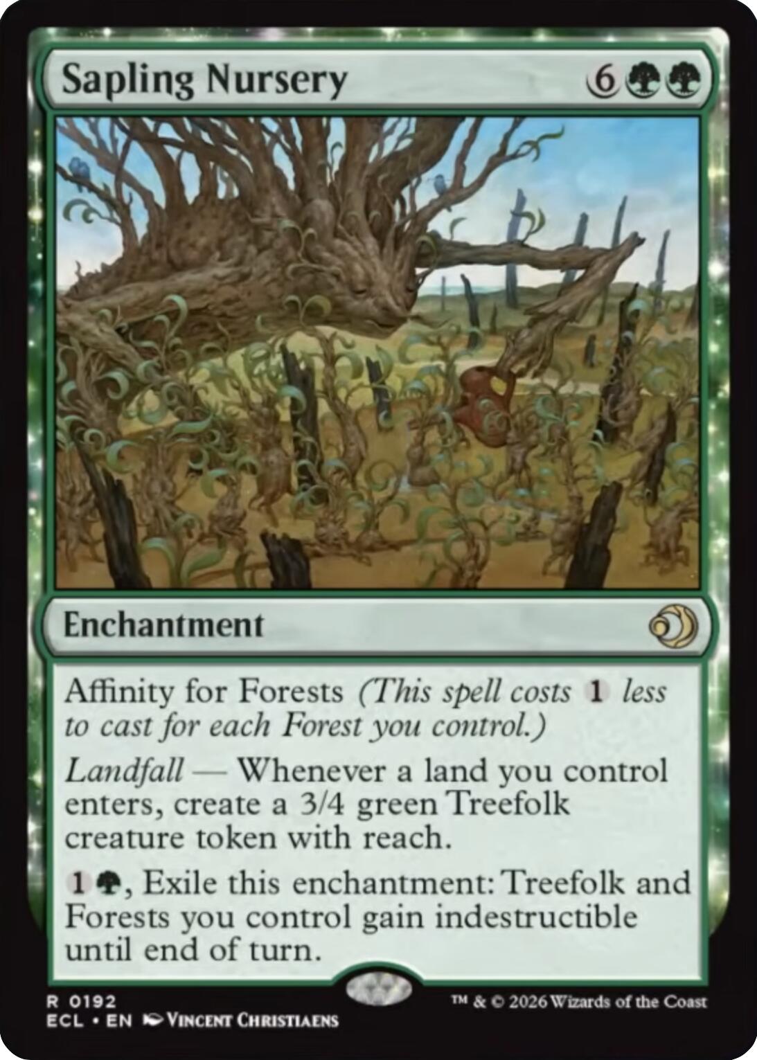 Sapling Nursery [Lorwyn Eclipsed] | Tabernacle Games