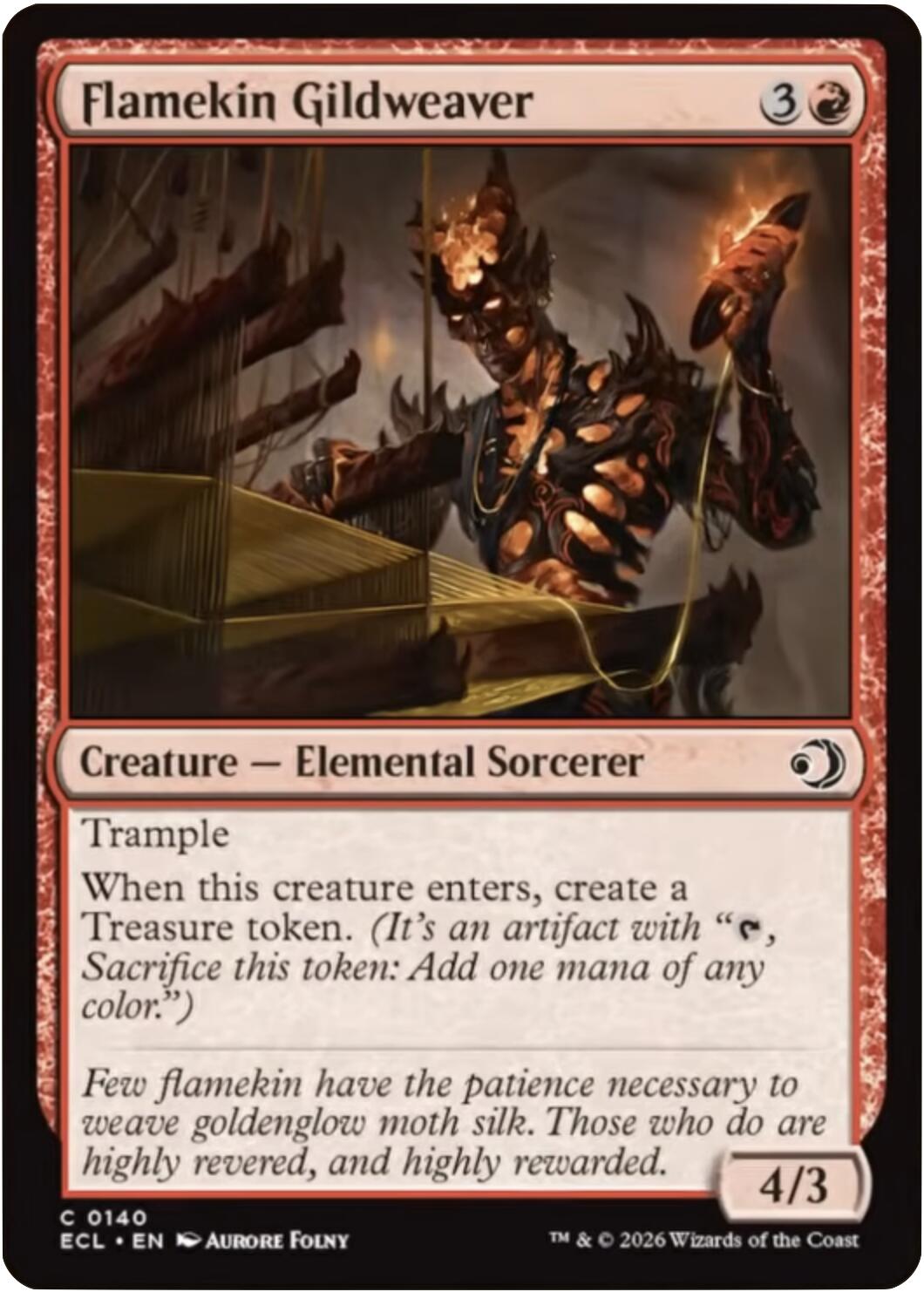 Flamekin Gildweaver [Lorwyn Eclipsed] | Tabernacle Games