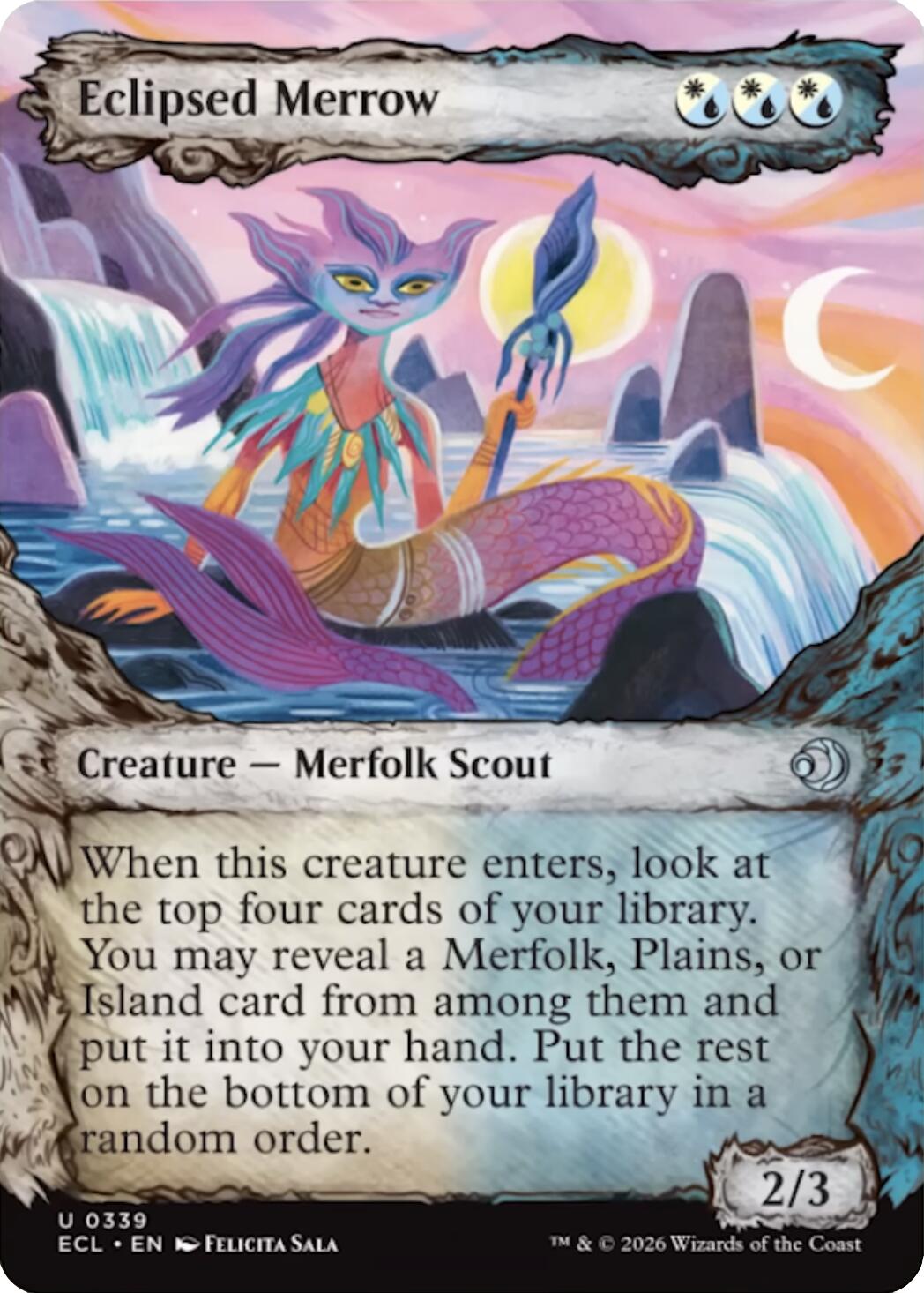 Eclipsed Merrow (Showcase) [Lorwyn Eclipsed] | Tabernacle Games