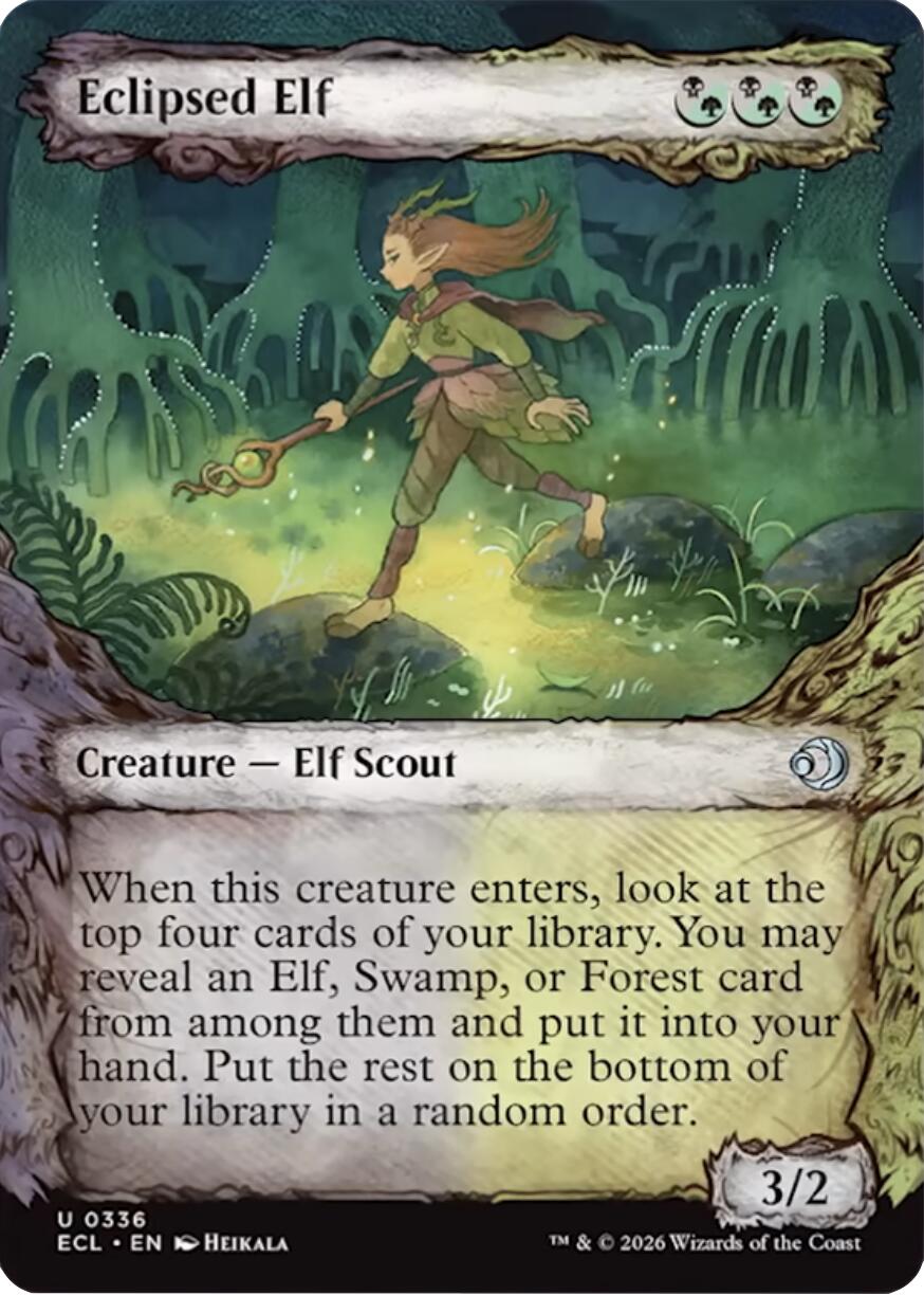 Eclipsed Elf (Showcase) [Lorwyn Eclipsed] | Tabernacle Games