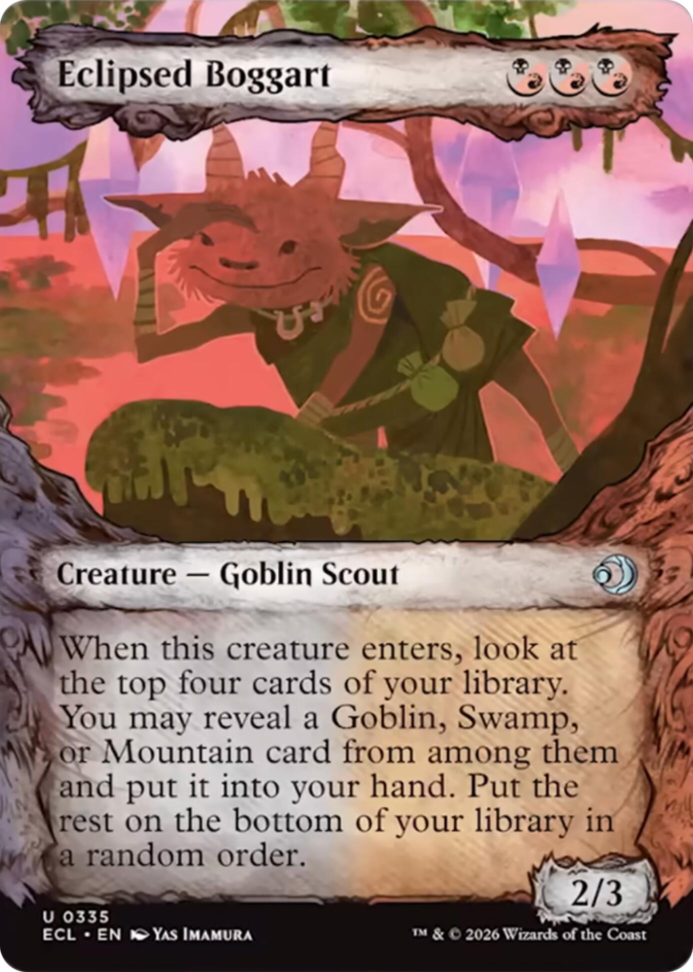 Eclipsed Boggart (Showcase) [Lorwyn Eclipsed] | Tabernacle Games