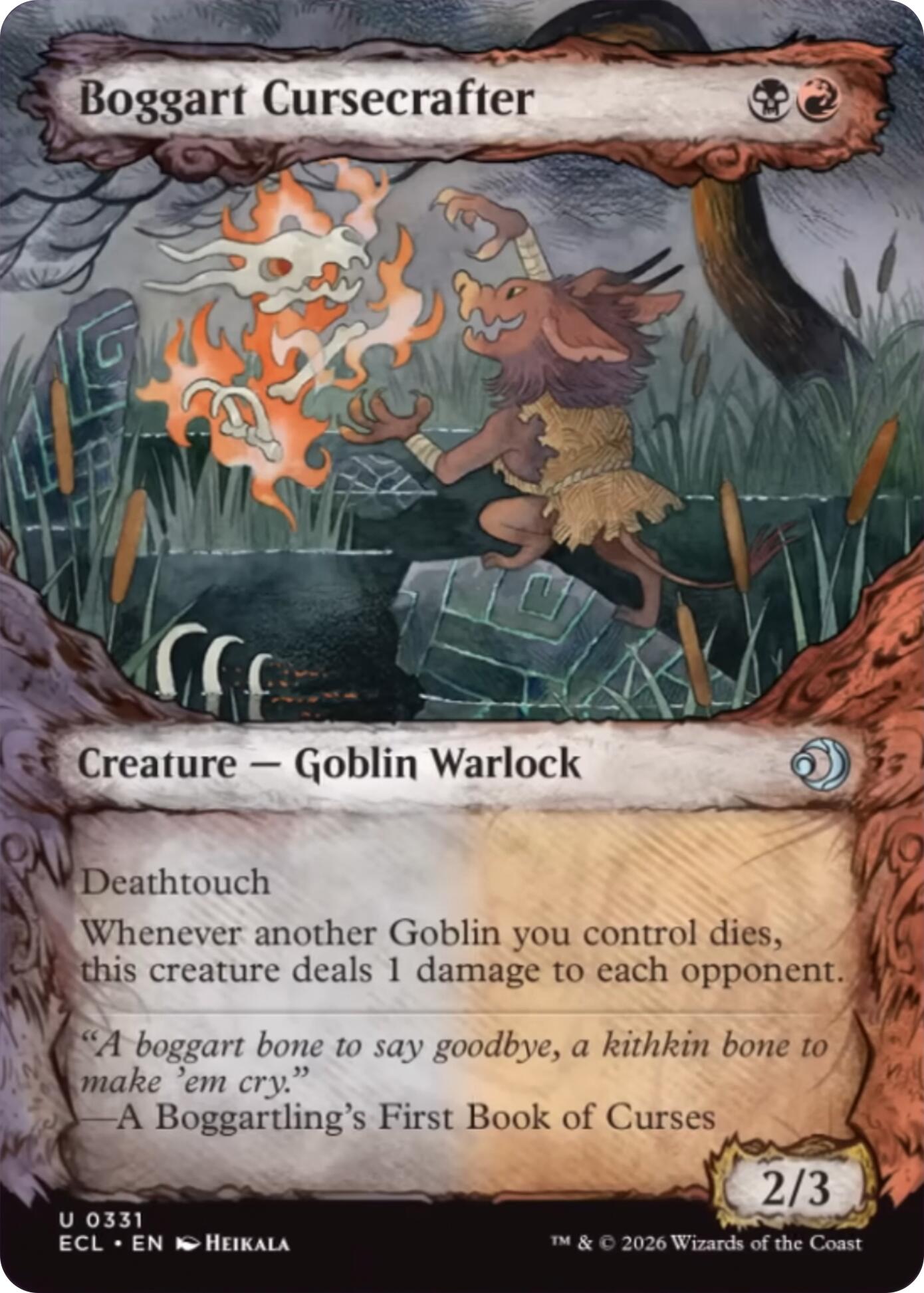 Boggart Cursecrafter (Showcase) [Lorwyn Eclipsed] | Tabernacle Games