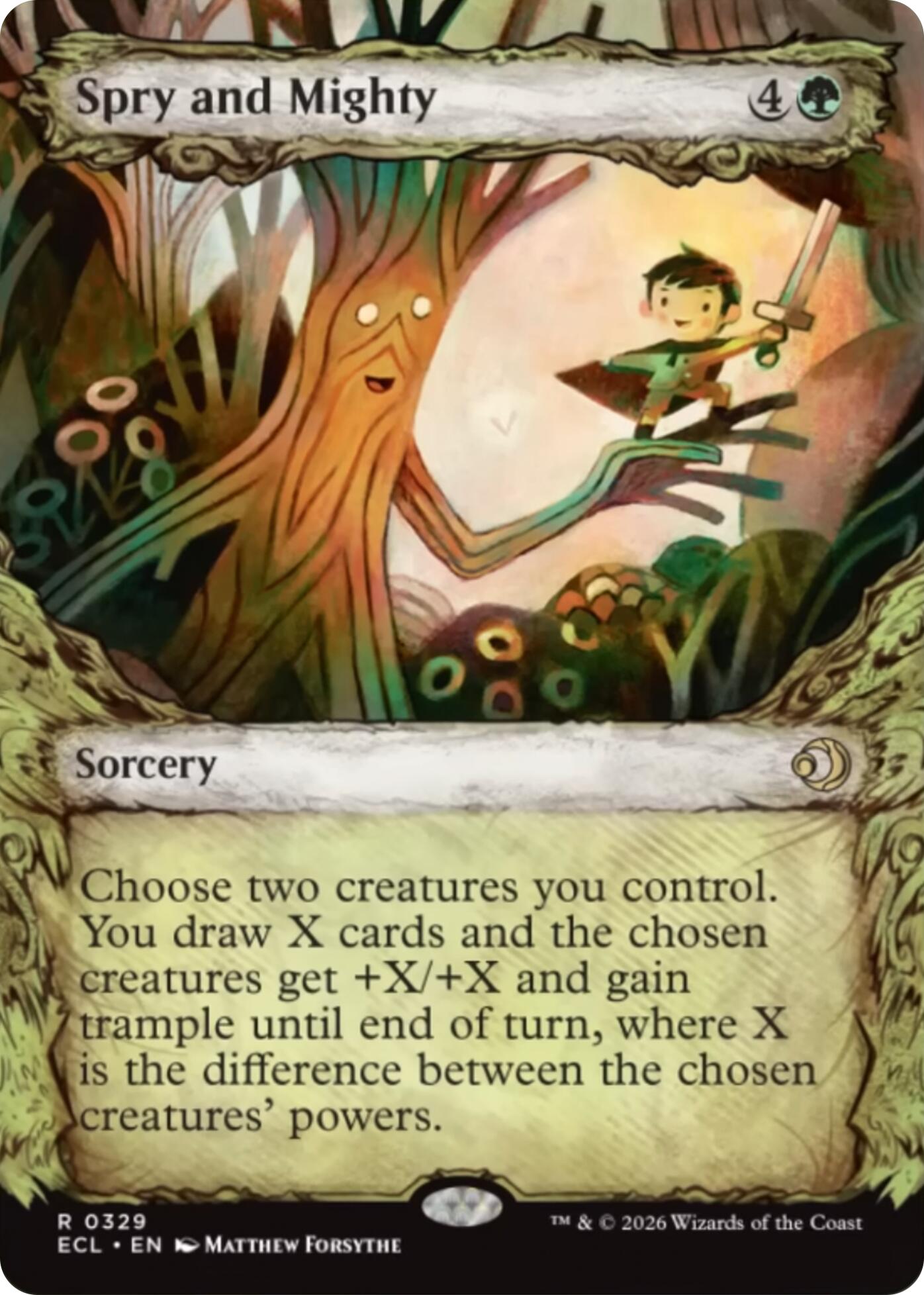 Spry and Mighty (Showcase) [Lorwyn Eclipsed] | Tabernacle Games