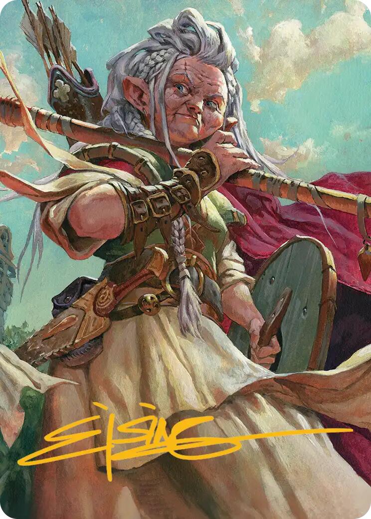 Brigid, Clachan's Heart Art Card (Gold-Stamped Signature) [Lorwyn Eclipsed Art Series] | Tabernacle Games