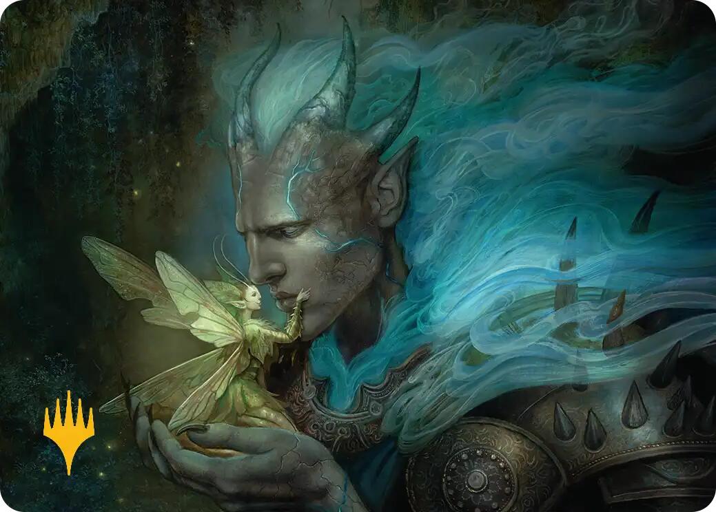 Run Away Together Art Card (Gold-Stamped Planeswalker Symbol) [Lorwyn Eclipsed Art Series] | Tabernacle Games