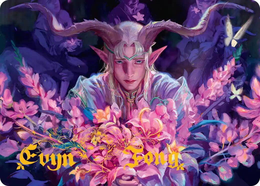 Dawnhand Eulogist Art Card (Gold-Stamped Signature) [Lorwyn Eclipsed Art Series] | Tabernacle Games