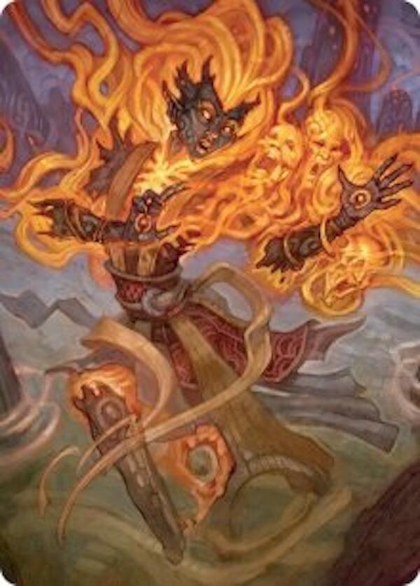 Ashling, Rekindled Art Card (33/54) [Lorwyn Eclipsed Art Series] | Tabernacle Games