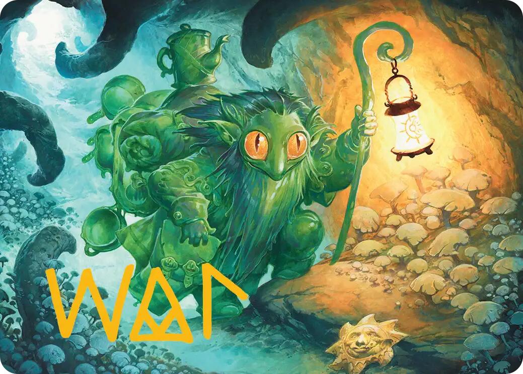 Mutable Explorer Art Card (21/54) (Gold-Stamped Signature) [Lorwyn Eclipsed Art Series] | Tabernacle Games