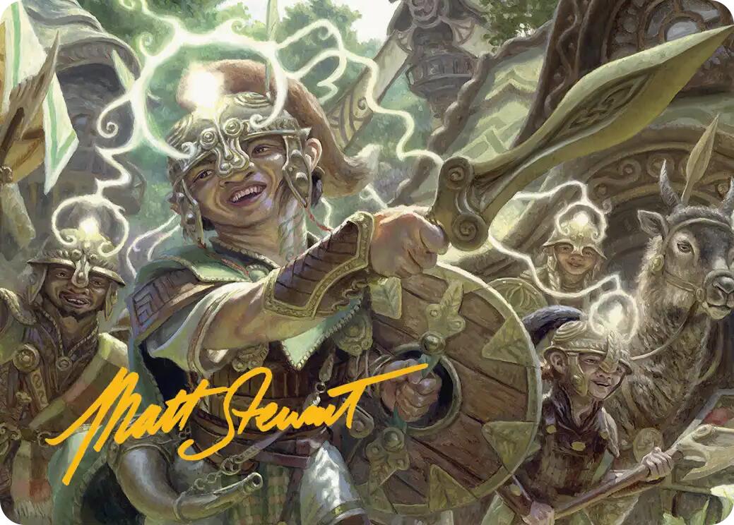 Thoughtweft Lieutenant Art Card (Gold-Stamped Signature) [Lorwyn Eclipsed Art Series] | Tabernacle Games
