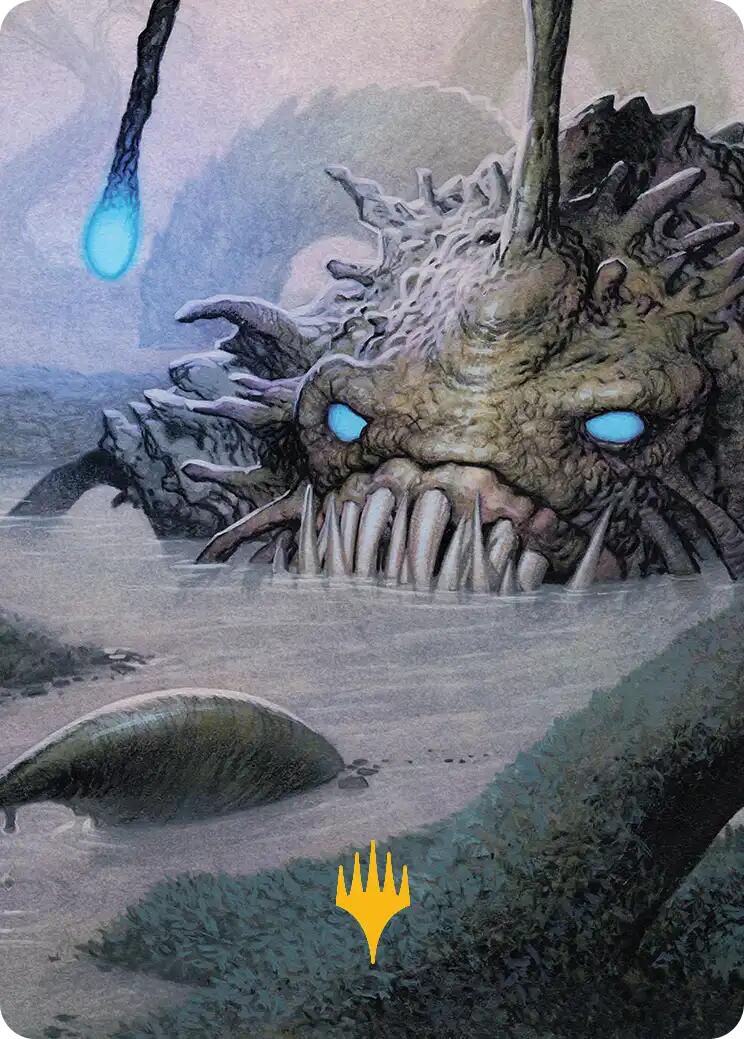 Deceit Art Card (Gold-Stamped Planeswalker Symbol) [Lorwyn Eclipsed Art Series] | Tabernacle Games