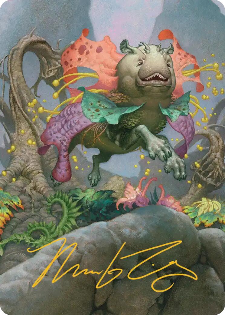 Vibrance Art Card (Gold-Stamped Signature) [Lorwyn Eclipsed Art Series] | Tabernacle Games