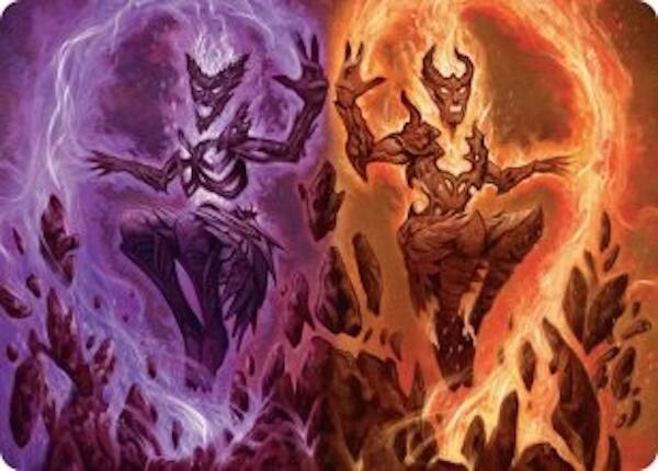 Fire Covenant Art Card [Lorwyn Eclipsed Art Series] | Tabernacle Games