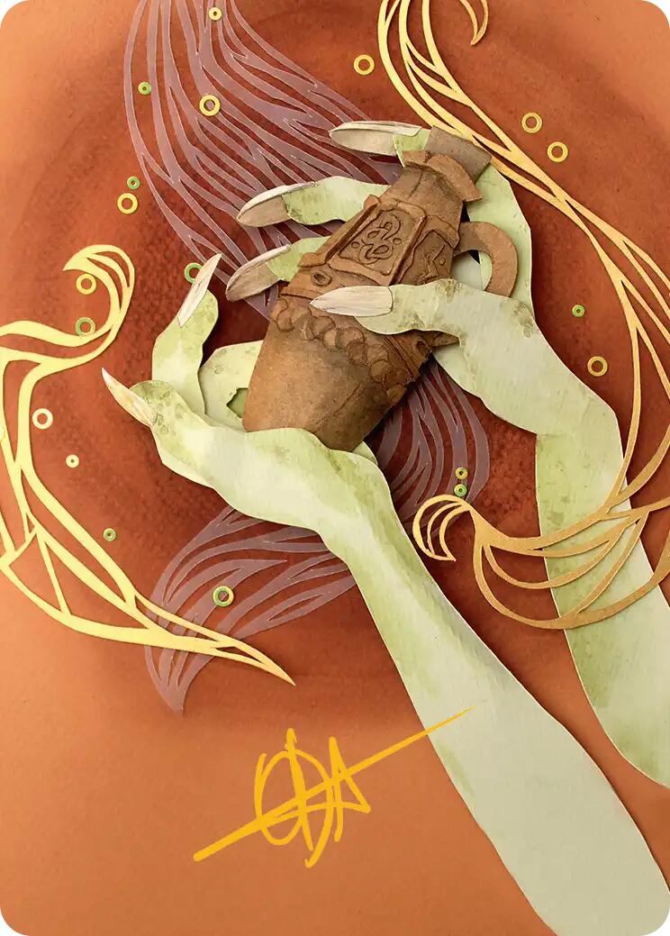 Thousand-Year Elixir Art Card (Gold-Stamped Signature) [Lorwyn Eclipsed Art Series] | Tabernacle Games
