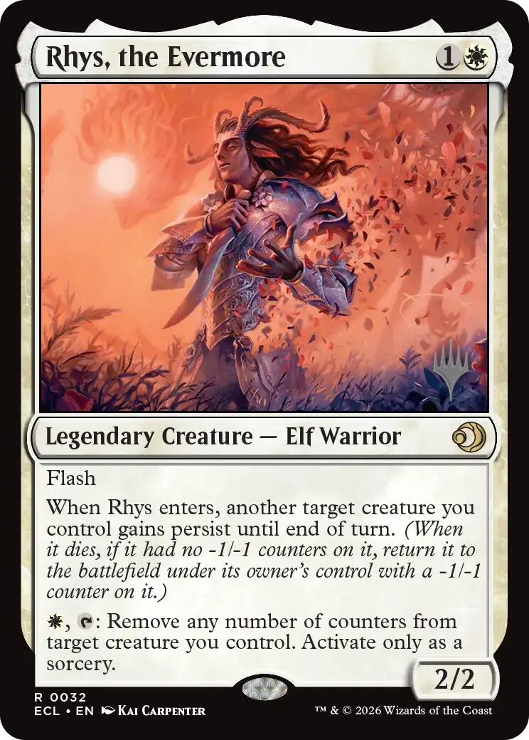 Rhys, the Evermore [Lorwyn Eclipsed Promos] | Tabernacle Games